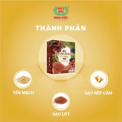 com bo 3 hộp trà gạo lứt linh chi 