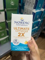 Viên uống Nordic Naturals Ultimate Omega 2X |60 viên| Phân khúc Omega-3 cao cấp hương chanh [S/P Chuẩn Mỹ không tem]