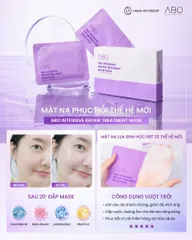 Combo 10 Mặt Nạ ABO Active B5 Hyaluron 25ml - Cấp Ẩm, Phục Hồi Và Làm Dịu Da, Chất Liệu Thiên Nhiên An Toan Cho Da