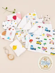 Khăn xô sữa 6 lớp mềm mịn, không xù lông, thấm hút tốt cho bé