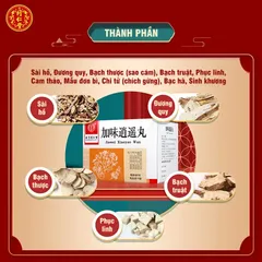 Gia Vị Tiêu Dao Hoàn, hộp 10 gói, hỗ trợ người can tỳ bất hòa, ăn uống kém, hay cáu gắt, kinh nguyệt không đều
