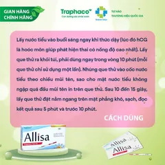 [Che Tên] Combo 9 Que thử thai Allisa Traphaco Có Cốc - Đạt chuẩn xuất sang Châu Âu