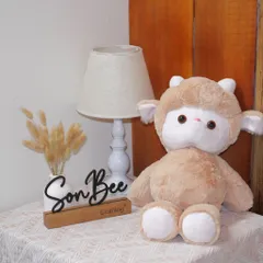 Cừu Bông Đáng Yêu Size 45cm – Gấu Bông Decor Phòng Ngủ Cao Cấp | Shop SonBee