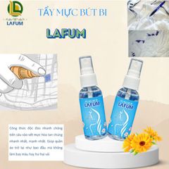 Tẩy Mực Bút Bi Trên Quần Áo LAFUM 50ml - Làm Sạch Vết Mực Bút Bi, Không Làm Phai Màu Vải