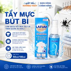 Tẩy Mực Bút Bi Trên Quần Áo LAFUM 50ml - Làm Sạch Vết Mực Bút Bi, Không Làm Phai Màu Vải