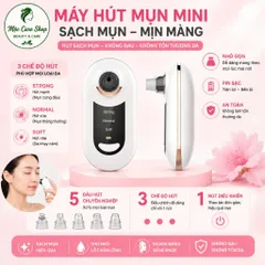 Máy Hút Mụn Mini Cầm Tay Tích Điện, Máy Hút Mụn Đầu Đen, Mụn Cám Bã Nhờn Siêu Khoẻ Dùng Cá Nhân & Spa dễ sử dụng