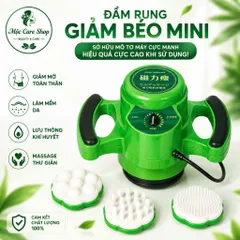 (Hàng Chính Hãng)Đầm rung giảm béo đa cấp độ - bản thu gọn mini. Đầm Rung G5 giảm mỡ