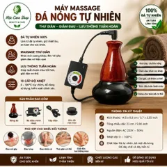 MÁY ĐÁ NÓNG MASSAGE THÔNG KINH LẠC DƯỠNG SINH GIẢM BÉO BODY NGUỒN BẤM NGUỒN XOÁY CÁ NHÂN & SPA DỄ SỬ DỤNG