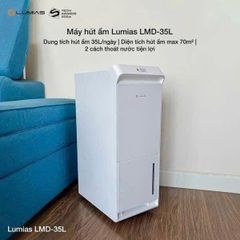 MÁY HÚT ẨM CAO CẤP LUMIAS LMD-35 Lit (phòng đến 70m²)