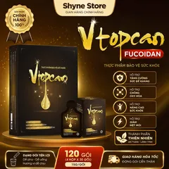 VTOPCAN FUCOIDAN – Thực phẩm bảo vệ sức khỏe hỗ trợ tăng sức đề kháng, chống oxy hóa, giảm mệt mỏi