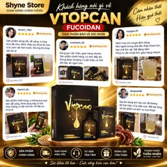 VTOPCAN FUCOIDAN – Thực phẩm bảo vệ sức khỏe hỗ trợ tăng sức đề kháng, chống oxy hóa, giảm mệt mỏi