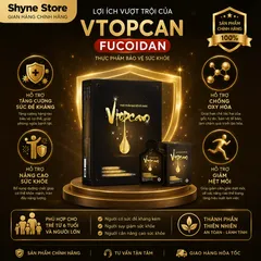 VTOPCAN FUCOIDAN – Thực phẩm bảo vệ sức khỏe hỗ trợ tăng sức đề kháng, chống oxy hóa, giảm mệt mỏi