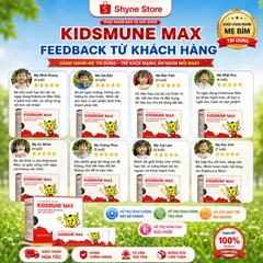 Kidsmune Max - Men Vi Sinh Hỗ Trợ Tiêu Hóa, Tăng Đề Kháng, Giúp Trẻ Ăn Ngon, Ngủ Ngon và Phát Triển Toàn Diện