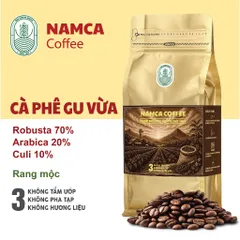 (1 Kg) CÀ PHÊ GU VỪA - Rang Mộc Nguyên Chất 100%. (Đã bao gồm 8% VAT)