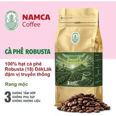 (1 Kg) CÀ PHÊ ROBUSTA S18 (Đak Lak) - Rang Mộc Nguyên Chất 100% (Đã bao gồm 8% VAT)