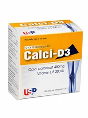 Bổ Sung Calci- D3 Hỗ Trợ Phát Triển Xương, Răng - Hộp 100 Viên 