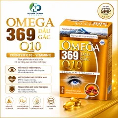 Thực Phẩm Chức Năng Omega 369 Q10 Dầu Gấc - Lọ 60 Viên