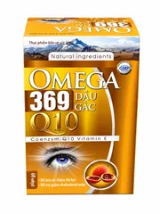 Thực Phẩm Chức Năng Omega 369 Q10 Dầu Gấc - Lọ 60 Viên