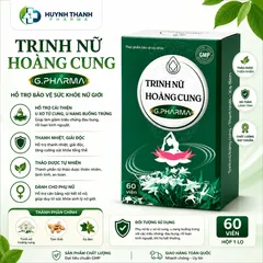 Trinh Nữ Hoàng Cung Hỗ Trợ Giảm U Xơ Tử Cung và U Xơ Tuyến Tiền Liệt - Hộp 60 Viên