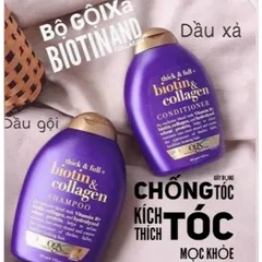 Cách Giúp Tóc Mọc Nhanh Trong 1 Tuần Bằng Cặp Dầu Gội Biotin Collagen (2 chai)