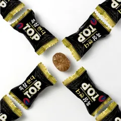 Kẹo Hắc Sâm T.O.P Daesan 300gr/gói - Kẹo Hồng Sâm Không Đường Sugar Free KGS Hàn Quốc