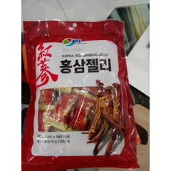 Kẹo Hồng Sâm Dẻo Korean Red Ginseng Jelly Hàn Quốc Túi 160g