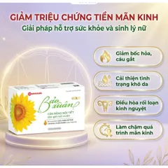 Viên hỗ trợ cân bằng nội tiết tố nữ Bảo Xuân Gold Nam Dược (3 vỉ x 10 viên) 802042