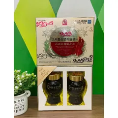 Cao hồng sâm linh chi Hàn Quốc Gold hộp 2 lọ x 300g