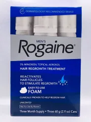 (HÀNG CHÍNH HÃNG MỸ) KEM MỌC TÓC DẠNG BỌT DÀNH CHO NAM MEN'S ROGAINE EXTRA STRENGTH 60ml