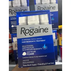 (HÀNG CHÍNH HÃNG MỸ) KEM MỌC TÓC DẠNG BỌT DÀNH CHO NAM MEN'S ROGAINE EXTRA STRENGTH 60ml