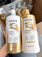 (HÀNG CHÍNH HÃNG MỸ) SET GỘI VÀ XẢ PANTENE THE MULTI TASKER 10 SHAMPOO & CONDITIONER 1.13LIT
