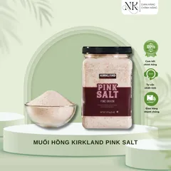 (HÀNG CHÍNH HÃNG MỸ) MUỐI HỒNG KIRKLAND PINK SALT 2.27kg