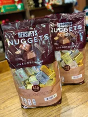 (HÀNG CHÍNH HÃNG MỸ) KẸO SOCOLA HEYSHEY’S NUGGETS 145 viên - 1.47kg - 4 vị