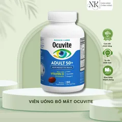 (HÀNG CHÍNH HÃNG MỸ) VIÊN UỐNG BỔ MẮT OCUVITE ADULT 50+ 150 viên