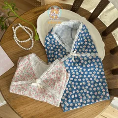 Áo Hoa Nhí Vintage (Tặng kẹp nơ) cho thú cưng - Áo, váy cho chó mèo, thú cưng - Ziềng iu Petshop