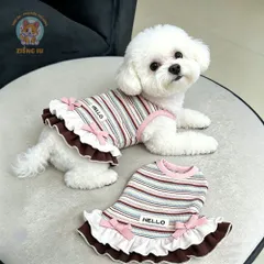 Váy Hello Summer (Tặng kẹp nơ xinh) - Áo, váy cho chó mèo, thú cưng - Ziềng iu Petshop