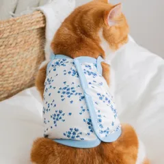 Áo Hai Dây Hoa Nhí (Tặng kẹp nơ nhỏ) - Áo cho cún, mèo - Phụ kiện chó mèo - Ziềng iu Petshop