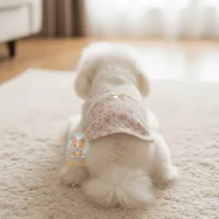 Áo Hoa Nhí Vintage (Tặng kẹp nơ) cho thú cưng - Áo, váy cho chó mèo, thú cưng - Ziềng iu Petshop