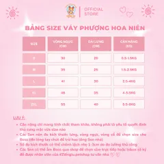 Váy Phượng Hoa Niên - (Tặng kẹp nơ), Áo Tết cho thú cưng - Áo, váy cho chó mèo, thú cưng - Ziềng iu Petshop