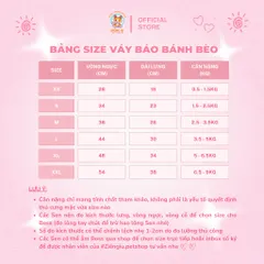 Váy Xòe Báo Bánh Bèo (Tặng kẹp nơ) cho thú cưng - Áo, váy cho chó mèo, thú cưng - Ziềng iu Petshop