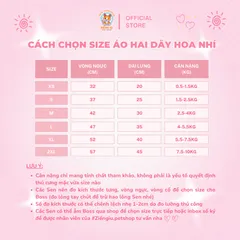 Áo Hai Dây Hoa Nhí (Tặng kẹp nơ nhỏ) - Áo cho cún, mèo - Phụ kiện chó mèo - Ziềng iu Petshop