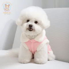 Áo Gile Nơ Da Lộn (Tặng kẹp nơ) cho thú cưng - Áo, váy cho chó mèo, thú cưng - Ziềng iu Petshop