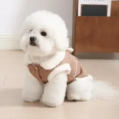 Áo Gile Nơ Da Lộn (Tặng kẹp nơ) cho thú cưng - Áo, váy cho chó mèo, thú cưng - Ziềng iu Petshop