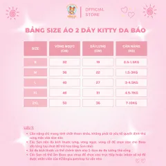 Áo 2 dây Kitty da báo (Tặng kẹp nơ xinh) - Áo, váy cho chó mèo, thú cưng - Ziềng iu Petshop