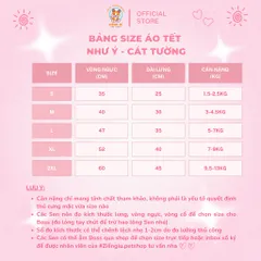 Áo Tết Như Ý - Cát Tường (Tặng kẹp nơ), Áo Tết cho thú cưng - Áo, váy cho chó mèo, thú cưng - Ziềng iu Petshop