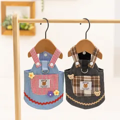 Yếm Jeans Hello cho Pet - Áo, váy cho chó mèo, thú cưng - Ziềng iu Petshop