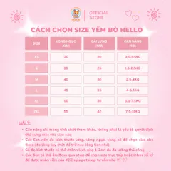 Yếm Jeans Hello cho Pet - Áo, váy cho chó mèo, thú cưng - Ziềng iu Petshop
