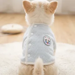 Áo Pijama Pinky Blue (Tặng kẹp nơ) cho thú cưng - Áo, váy cho chó mèo, thú cưng - Ziềng iu Petshop