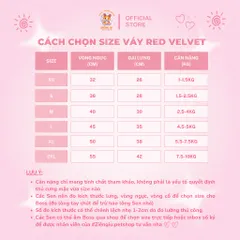 Váy Red Velvet đỏ nơ tầng (Tặng kẹp nơ) - Áo, váy cho chó mèo, thú cưng - Ziềng iu Petshop