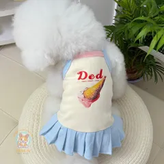 Váy/Áo Kem Ngọt Ngào (Tặng kẹp nơ) - Áo, váy cho chó mèo, thú cưng - Ziềng iu Petshop